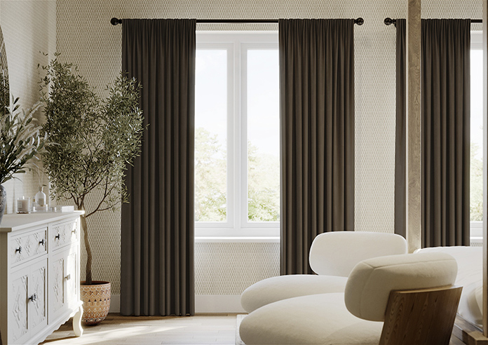 Devonshire, Mocha - Made to Measure Curtains - Image 3